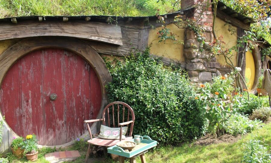 Hobbiton in Lord of the Rings trilogy was created in New Zealand