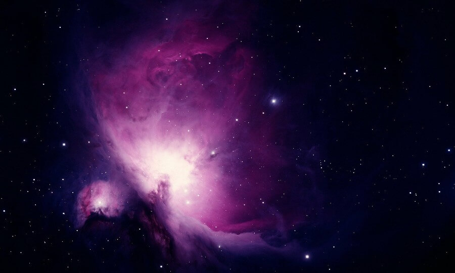 Orion Nebula is one of the brightest nebulae in Milky Way.